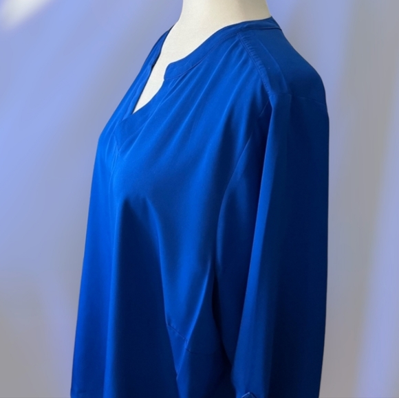 NWOT Land's End Royal Blue Blouse Sz 18W - Picture 3 of 7